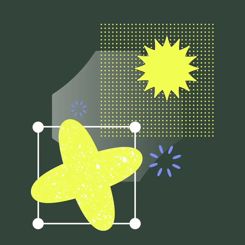 Luminous branded illustration