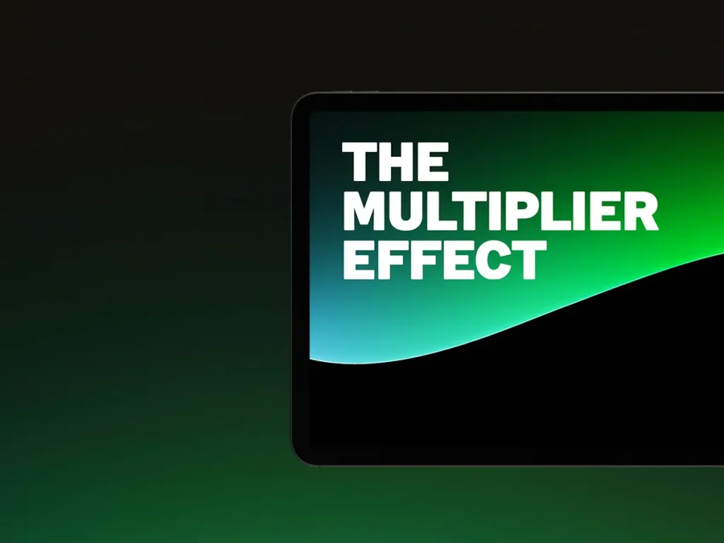 Image of the Sage Impact Report on a screen