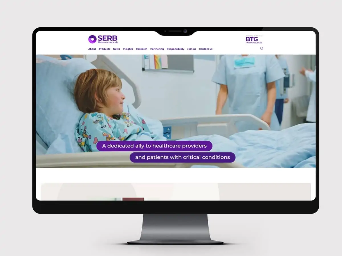 Serb website on various devices